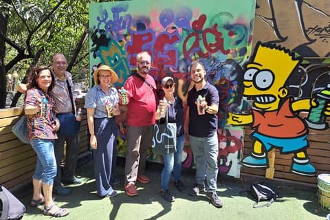 Tour Evolution of Muralism paints your Grafiti