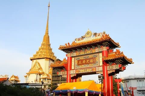 Delt guidet halvdagstur til Bangkok med lunsj