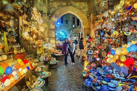 Passeio pelo mercado de Khan Elkhalili com passeio de feluca no Nilo