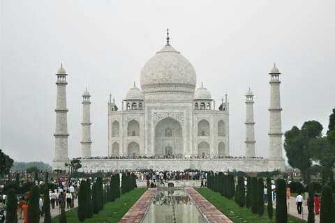 Recorrido por el Taj Mahal y su fortaleza en tren SuperFast desde Delhi