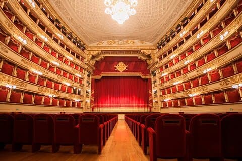 Besök på La Scala Milanese Teater och kultur + Ebook