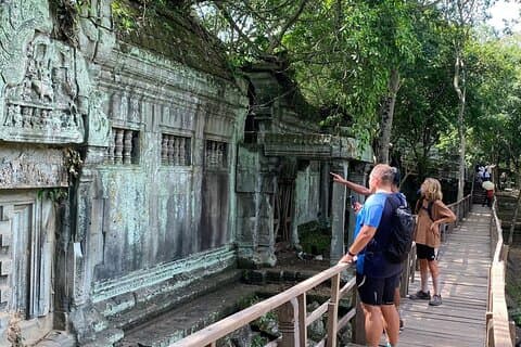 Excursión al templo de Beng Mealea con el grupo Rolous y el artesano Angkor