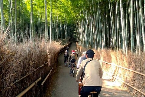 Kyoto: tour guidato in bicicletta lenta di Arashiyama