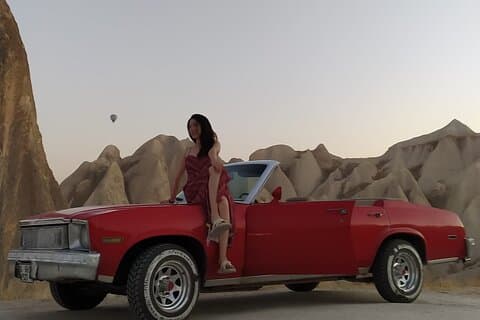 Cappadocië Vintage auto tours met uitzicht op de ballon