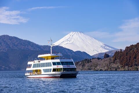 Mt Fuji & Hakone Cruise, Drum Show Bullet Train 1 giorno da Tokyo
