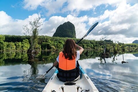 Thrilling Krabi Jungle: Emerald Pool & Kayaking Trip