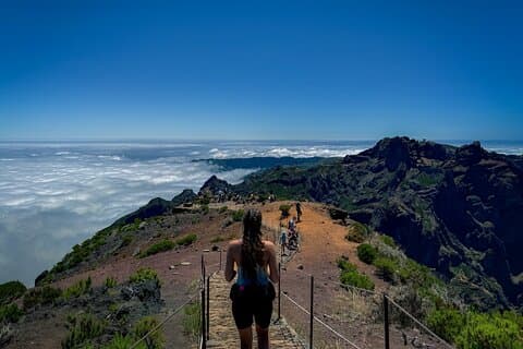 Pico do Areeiro à Pico Ruivo (PR 1) - Randonnée à Madère