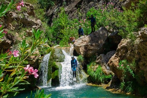 Canyoning-avontuur in Rio Verde in Granada