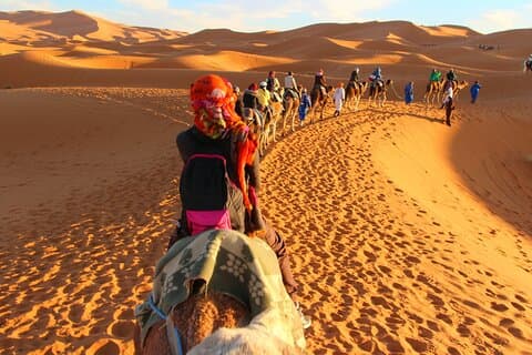 2 dage og 1 nat ørkensafariture fra Marrakech til Zagora