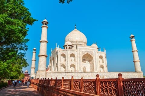 En dagstur fra Delhi Taj Mahal, Agra Fort og Baby Taj med bil