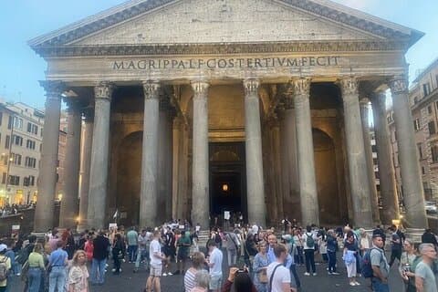 Pantheon inngang med Audio Guide