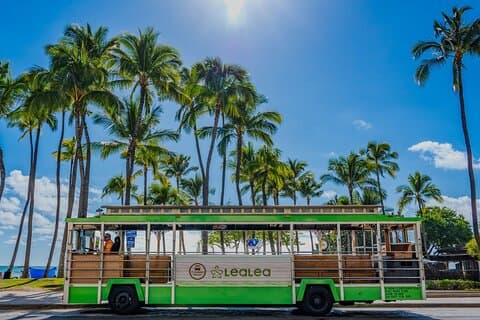 Passe de 7 dias LeaLea Trolley e Waikiki Trolley Pink Line