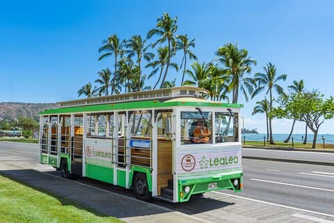 Passe de 4 dias LeaLea Trolley e Waikiki Trolley Pink Line
