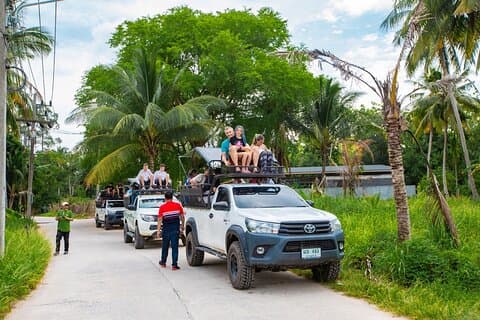 Koh Samui Jungle Safari Eco Tour (Include Lunch)