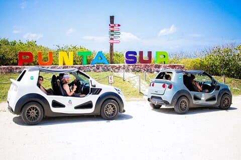Visite privée en buggy et parc de Punta Sur : tout compris