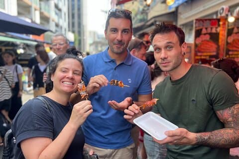 Tokyo Tsukiji fiskemarked mat og gåtur
