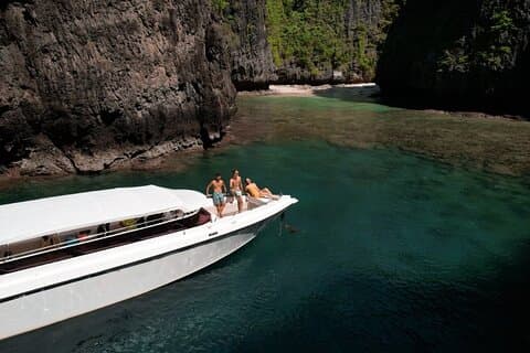 Phuket Speedboat Tour to Coral Island Kahung Beach