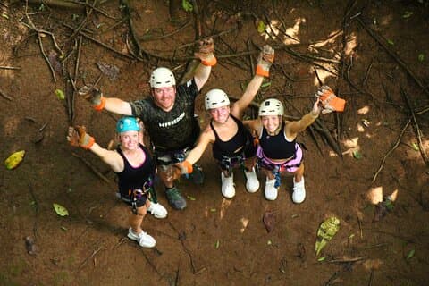 Titi Canopy Tour, Zipline, Calata in corda doppia, Altalena Tarzan