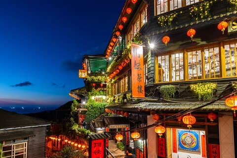 Taipei : visite d'une demi-journée à Jiufen Pingxi