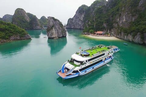 7 horas de rota única Halong Bay Vera Cruise Day Tour