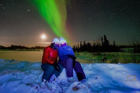 Yellowknife Private Northern Lights Tour med transport