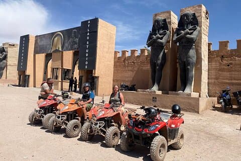 Passeio de quadriciclo do Kasbah Ait Benhaddou aos Estúdios de Ouarzazate