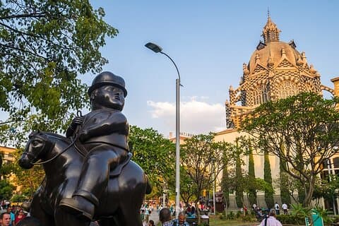 Medellin City Tour med Plaza de Botero og Antioquia-museet