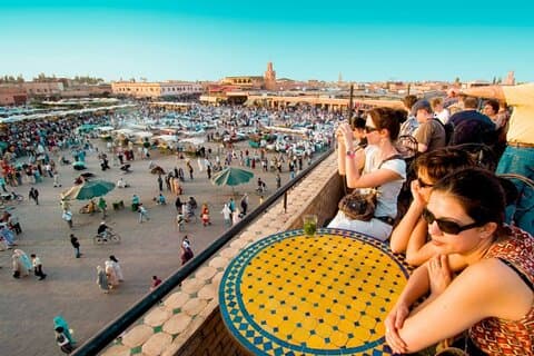 4-dages Marrakech-tur med ballontur, Agafay og Ourika-dalen