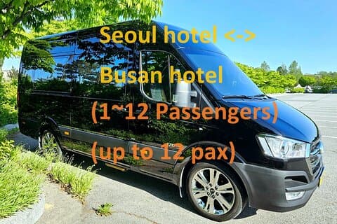 Transfert privé de Séoul à Busan (jusqu'à 12 passagers)