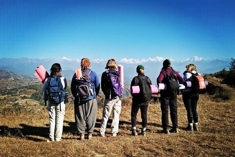 Endags yoga-, fotturer og meditasjonsretreat i Nepal