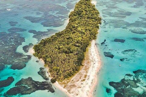 Tour di un giorno tra le isole di Bocas del Toro a Zapatilla Beach