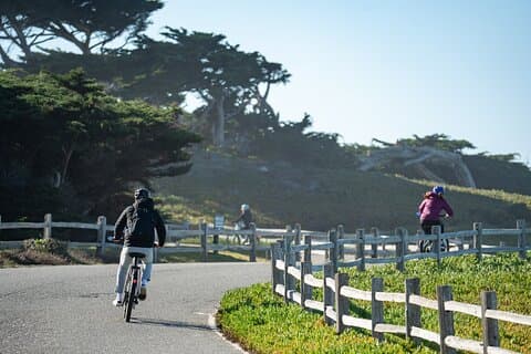 4 hour Electric Bike Rental on 17 Mile Drive