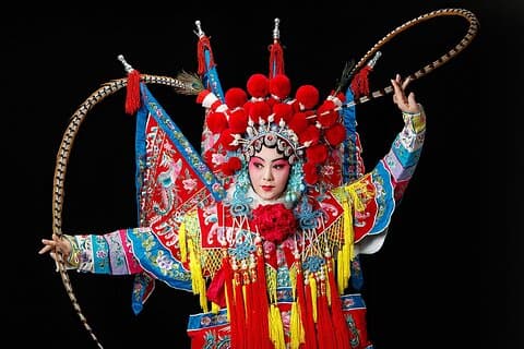 Espectáculo de la Ópera de Pekín en el Teatro Liyuan con guía y traslado