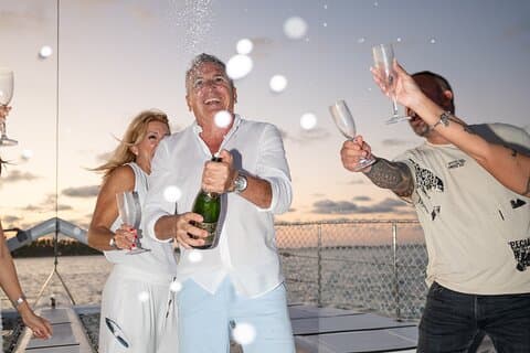 Punta Cana Sunset Catamaran Cruise with BBQ, Champagne & Music