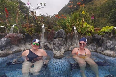 Papallacta hot springs and hiking in the forest