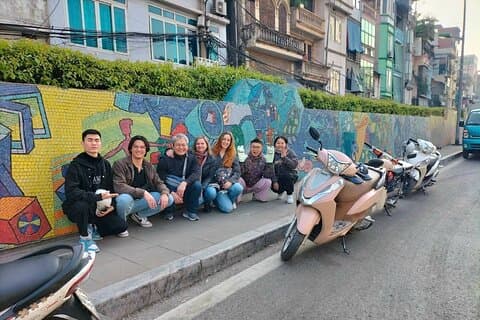 Hanoi unik motorcykeltur