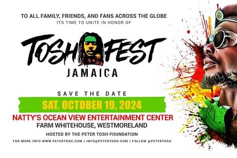 Ganjactivist.com: Tosh Fest 3-daags all-inclusive Jamaica-pakket.