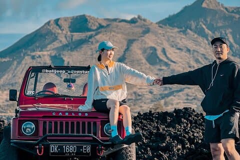 Mount Batur Jeep zonsopgang en natuurlijke warmwaterbrontour