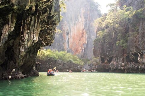 James Bond Island with Bioluminescent Plankton from Phuket