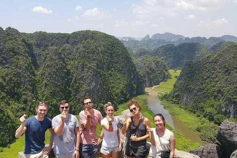 Ninh Binh - Le meilleur de Hoa Lu - Hang Mua - Excursion en bateau à Trang An