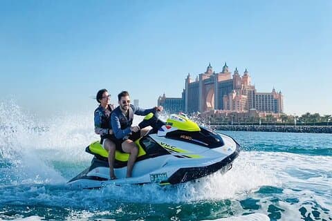 Moto de agua en Dubái: Burj Al Arab, Atlantis the Royal, Atlantis y Palm