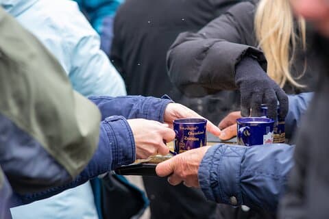 ニュルンベルクのクリスマスマーケット。 試飲付きのガイド付きツアー
