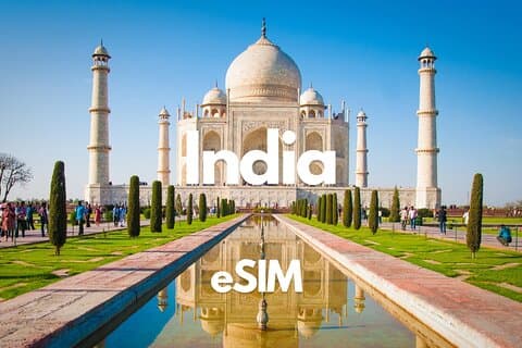 India Data eSIM from 0.5GB Daily to 20GB 30 Days