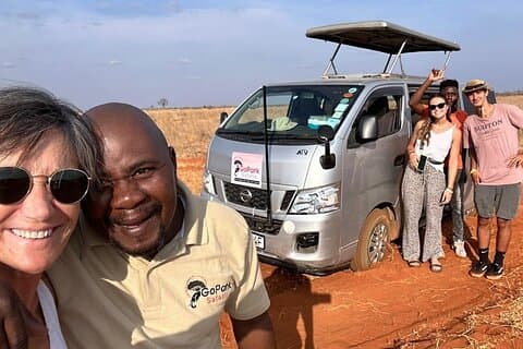 Tsavo East Safari 1 dagstur fra Mombasa eller Diani