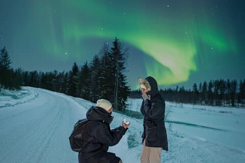 Nordlichtjagd mit Fotograf (private Kleingruppen)