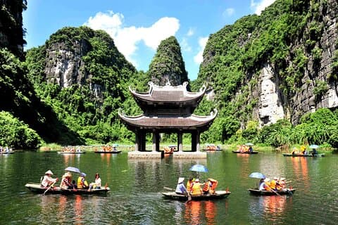 Tour di un'intera giornata a Ninh Binh Hoa Lu, Trang An, Grotta Mua