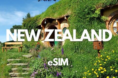 New Zealand Data eSIM from 0.5GB daily to 50GB 30 Days