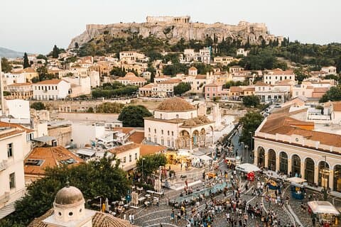 Avdekket privat vandretur i det gamle Athen
