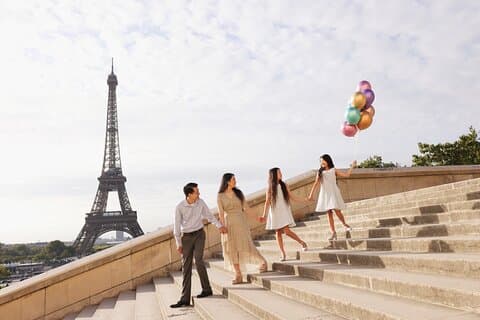 Privata semesterbilder i Paris