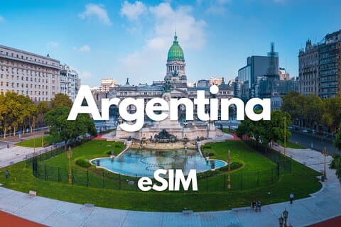 Argentina Data eSIM from 0.5GB daily to 20GB 30 Days